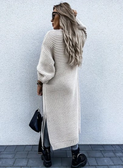 strick cardigan mit langen ärmeln – Veloura