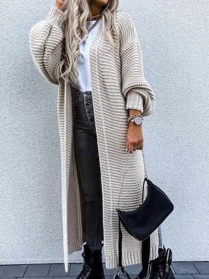 strick cardigan mit langen ärmeln – Veloura