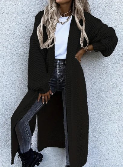 strick cardigan mit langen ärmeln – Veloura