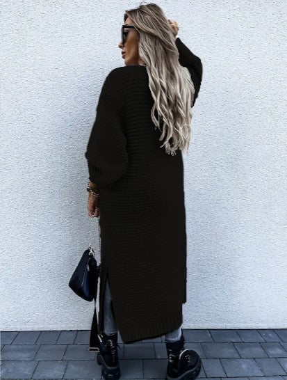 strick cardigan mit langen ärmeln – Veloura