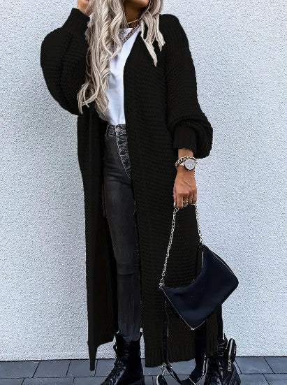 strick cardigan mit langen ärmeln – Veloura