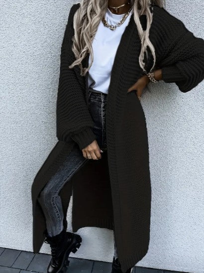 strick cardigan mit langen ärmeln – Veloura