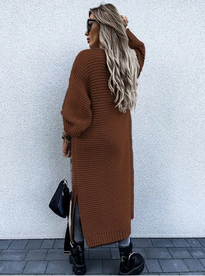 strick cardigan mit langen ärmeln – Veloura