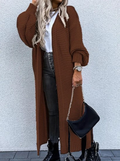 strick cardigan mit langen ärmeln – Veloura