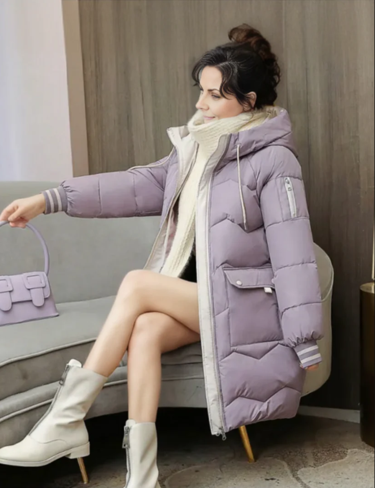 Echoarchiv | Kuschelige, Wintergefütterte Parka-Damenjacke
