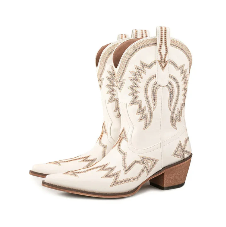 Echoarchiv | Klassische Western-Cowboystiefel Aus Leder für Damen