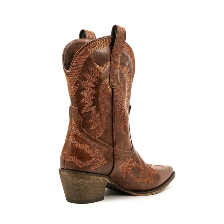 Echoarchiv | Klassische Western-Cowboystiefel Aus Leder für Damen