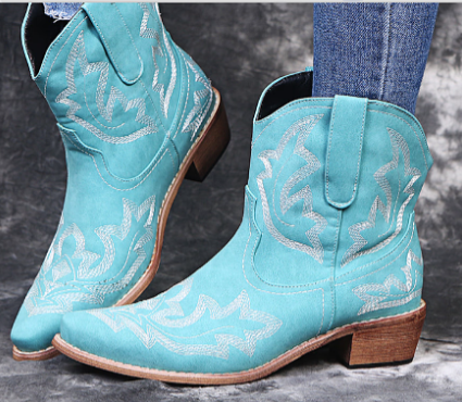 Echoarchiv | Damen Western Cowboystiefel Braun