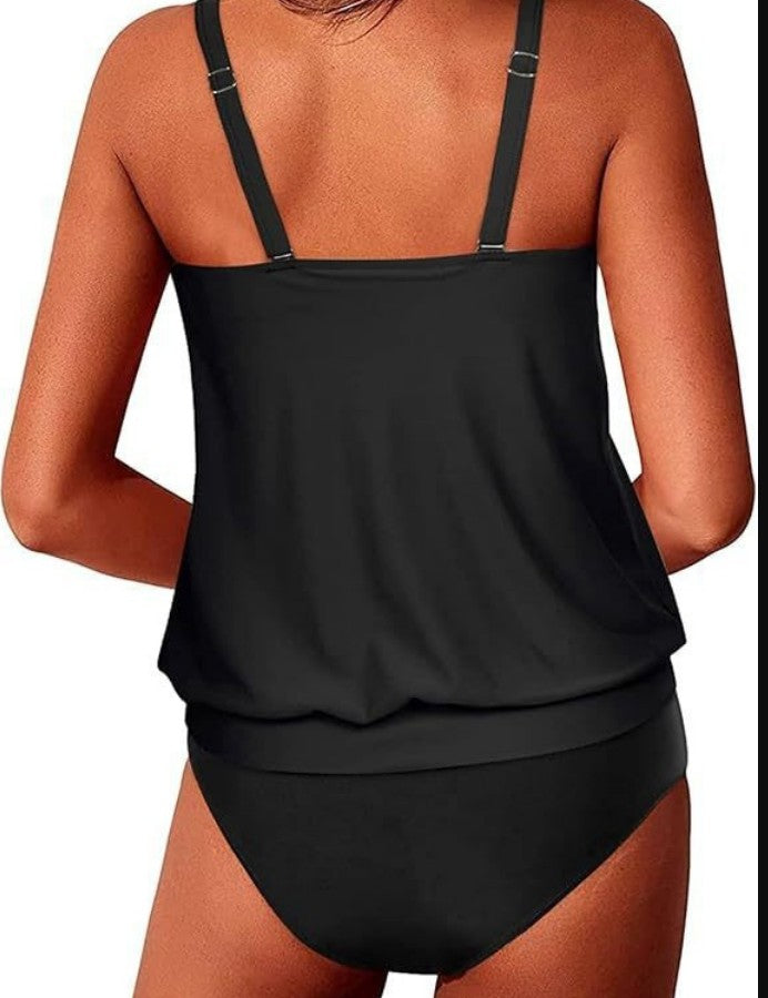 Echoarchiv | Athletische Zweiteilige Tankini Badeanzüge für Frauen Bauchkontrolle Schwimmanzüge