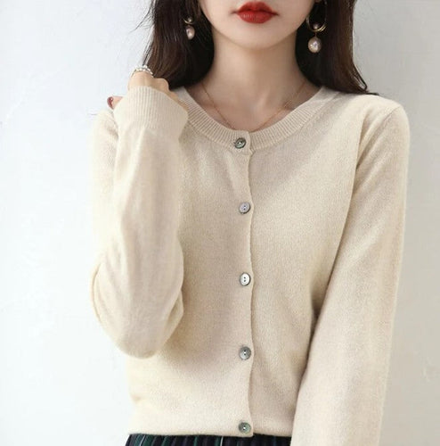 – dünne strickjacke für den frühling