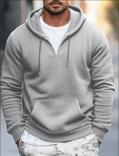 Echoarchiv - StreetwEchoarchivr Herbst Hoodie mit Taschen und Kordelzug für Herren
