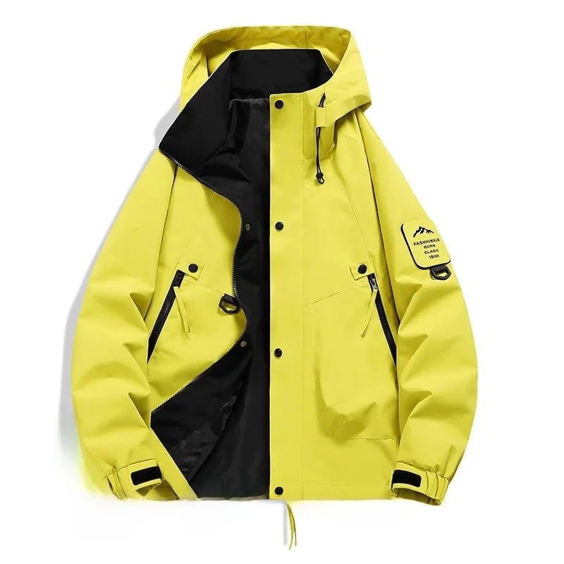 Echoarchiv Damen WindbrEchoarchivker Jacke mit Kapuze und Stehkragen