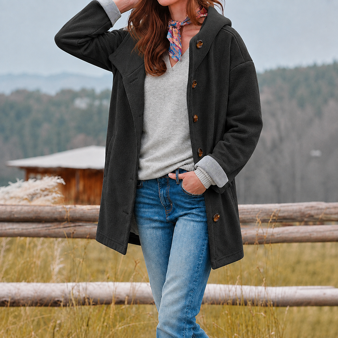 Eleganter Dicker mantel Für Damen – Montévia