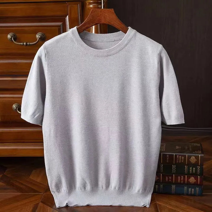 Echoarchiv | Kaschmir Kurzarm T-Shirt
