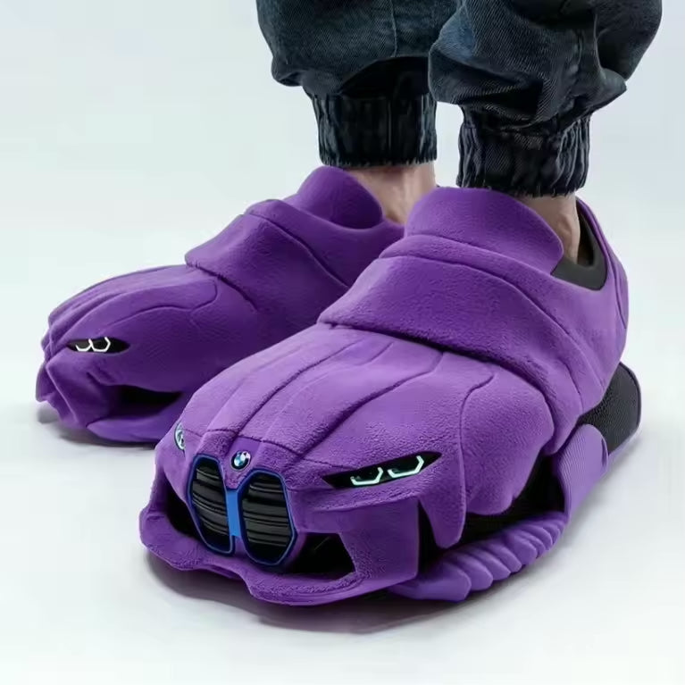 Damen Pantoffeln mit Auto-Inspiriertem Design & Rutschfester Sohle | Echoarchiv