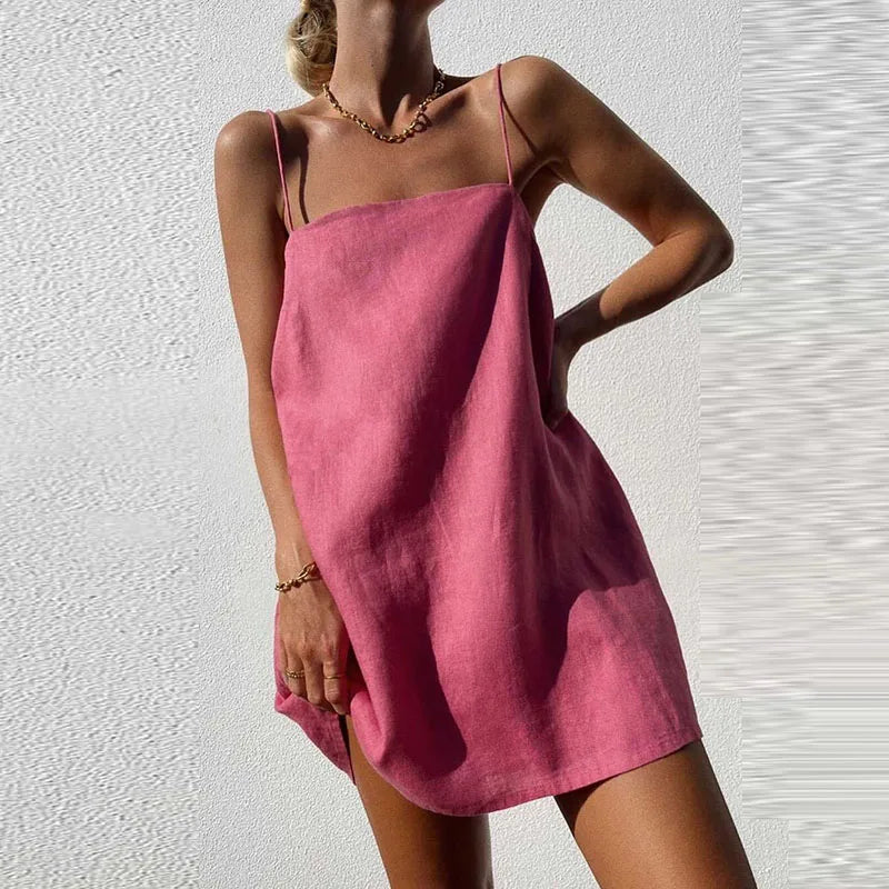 Mini Kleid mit Trägern – Élara