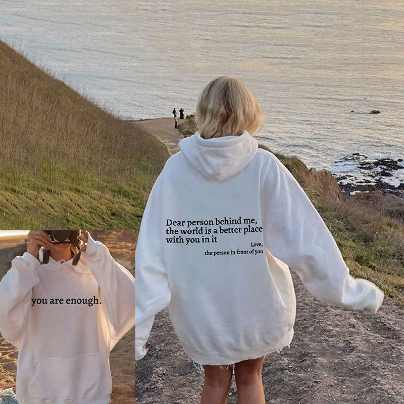 Echoarchiv | Angel Liebe Person Hinter Mir Unisex Hoodie