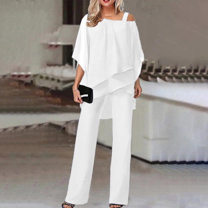 Echoarchiv | Zweiteiler Satz Eleganter Zweiteiler mit Cold Shoulder