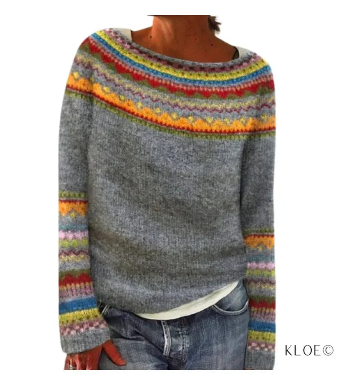 Echoarchiv | Clair Strickpulli Herbst Mit Mustern
