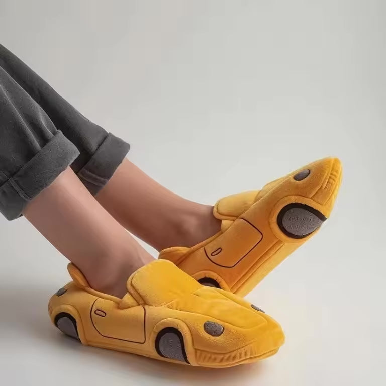 Damen Pantoffeln mit Auto-Inspiriertem Design & Rutschfester Sohle | Echoarchiv