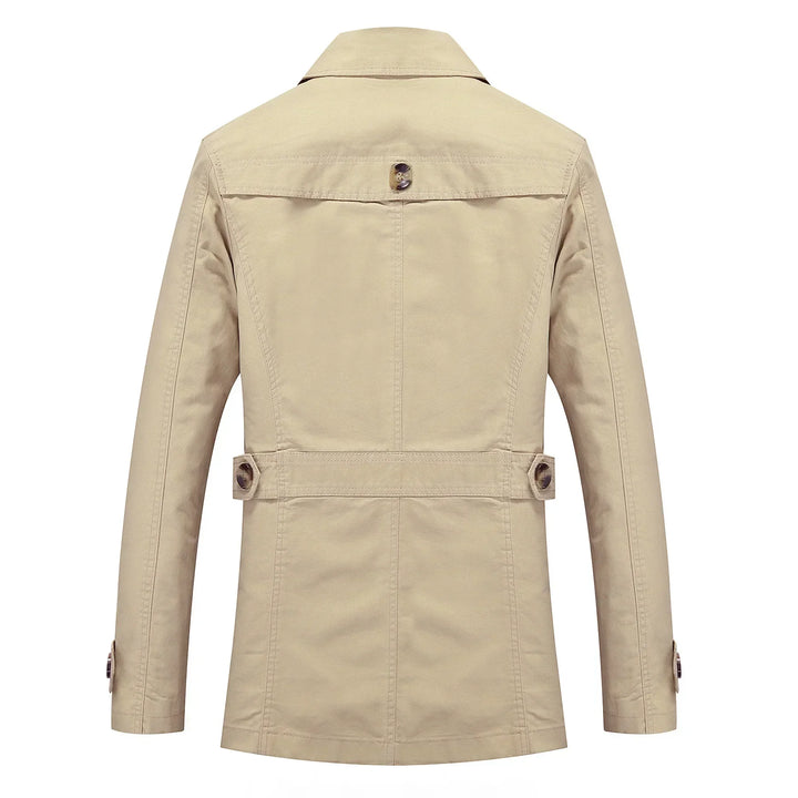 Echoarchiv - Stylischer langer Herbst-Trenchcoat für Herren
