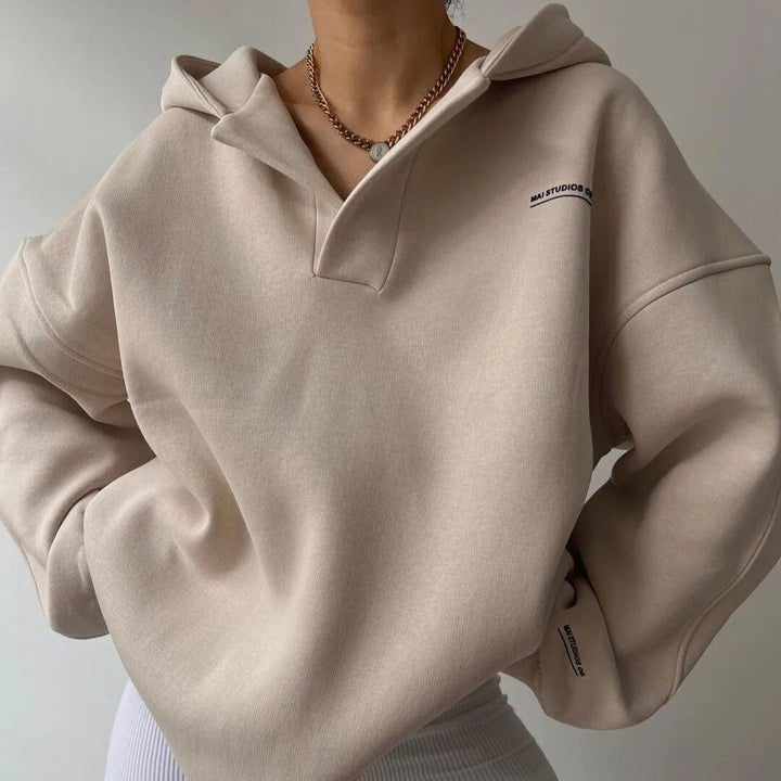 Echoarchiv | Modern V-Hals Hoodie