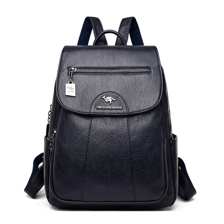 Echoarchiv | Großer Leder Rucksack mit Diebstahlschutz für Damen