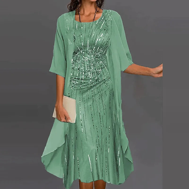 Echoarchiv | Elegantes individuelles Bedrucktes Kleid