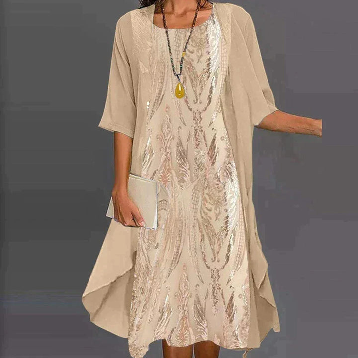 Echoarchiv | Elegantes individuelles Bedrucktes Kleid