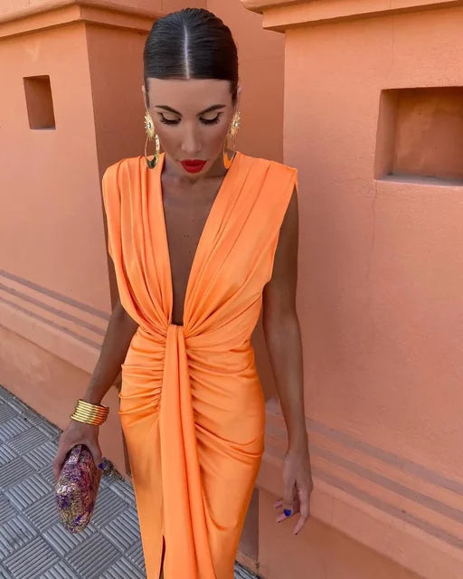 Glänzendes Partykleid