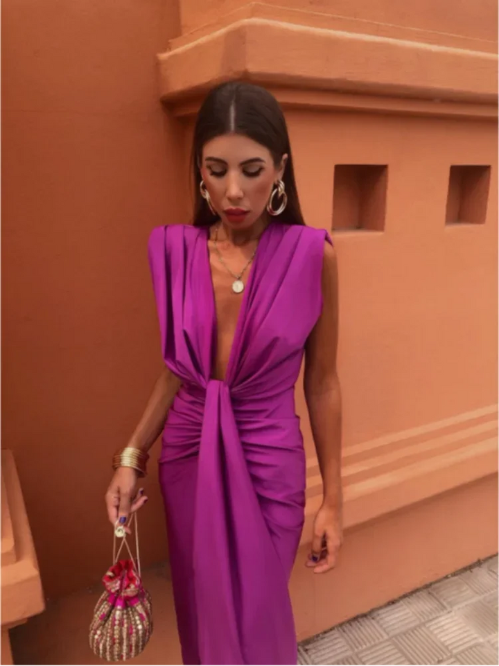 Glänzendes Partykleid