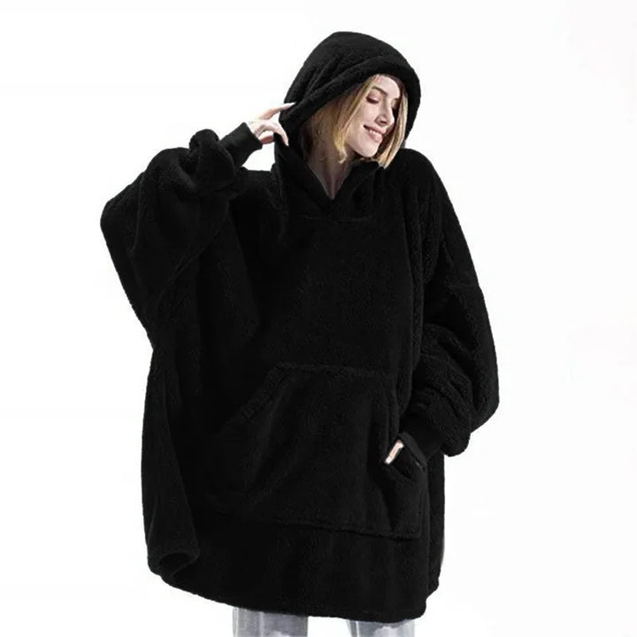 Echoarchiv | Übergroßer Flanell-Decken-Hoodie für Männer & Frauen