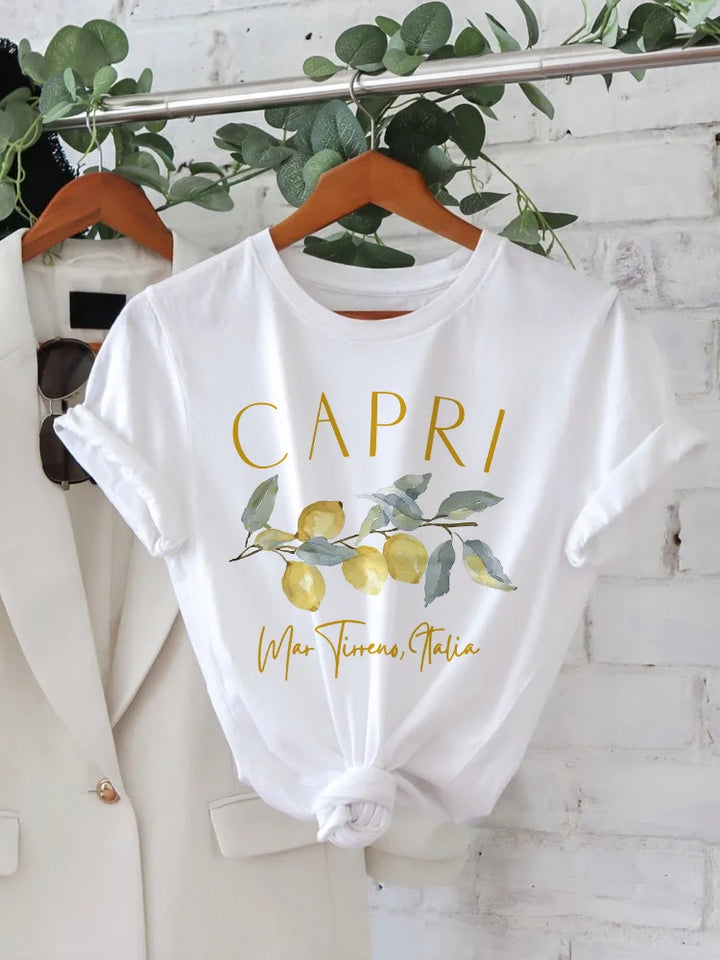 Echoarchiv | Elegantes Capri Designt-Shirt