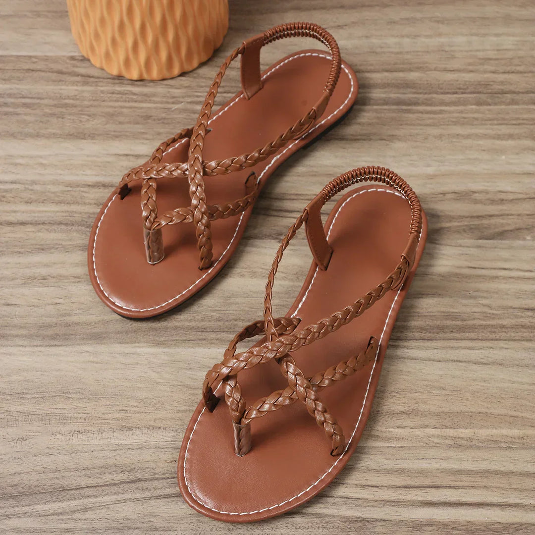 Echoarchiv | Veronica Flache Sommersandalen für Frauen