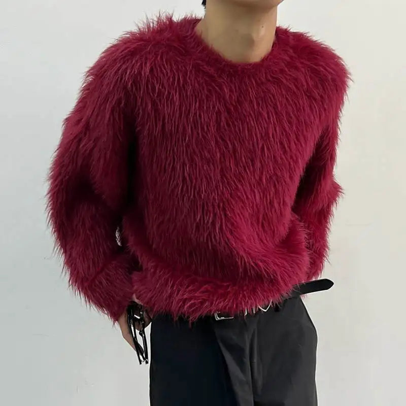 Echoarchiv | Luxus Lange Ärmel Einfarbig Pullover