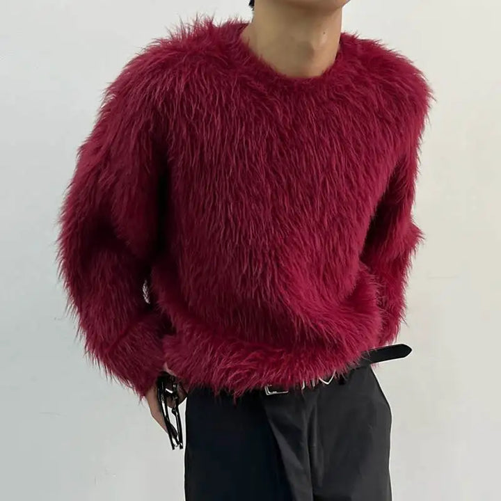 Echoarchiv | Luxus Lange Ärmel Einfarbig Pullover