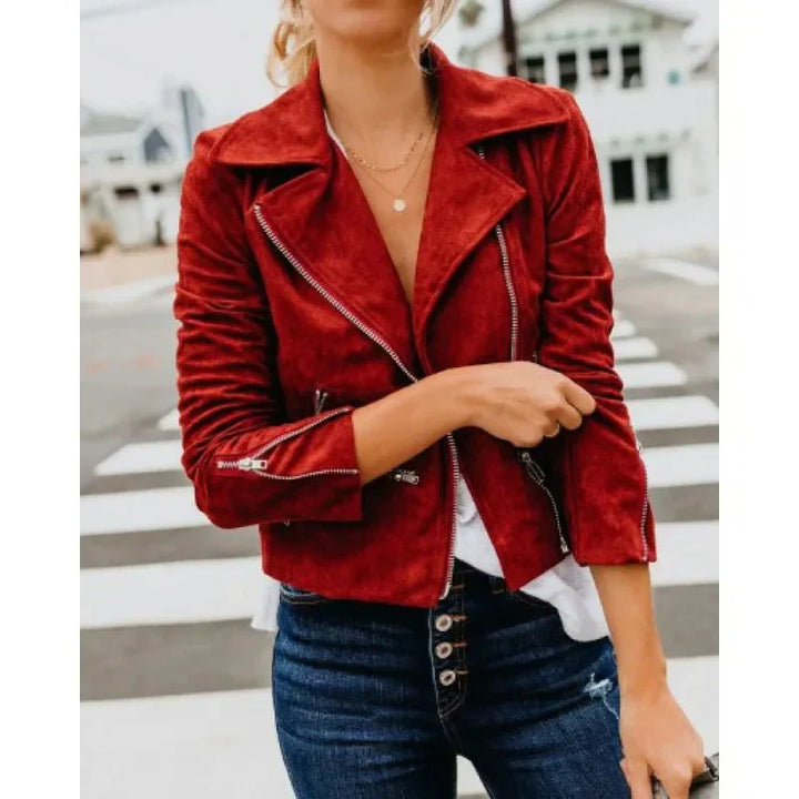 Echoarchiv | Stylische Herbst-Motorradjacke für Damen