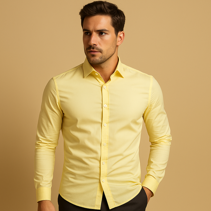 Herren-Fit-Shirt mit Reverskragen - Hemden – Arvello