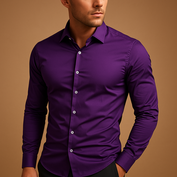 Herren-Fit-Shirt mit Reverskragen - Hemden – Arvello