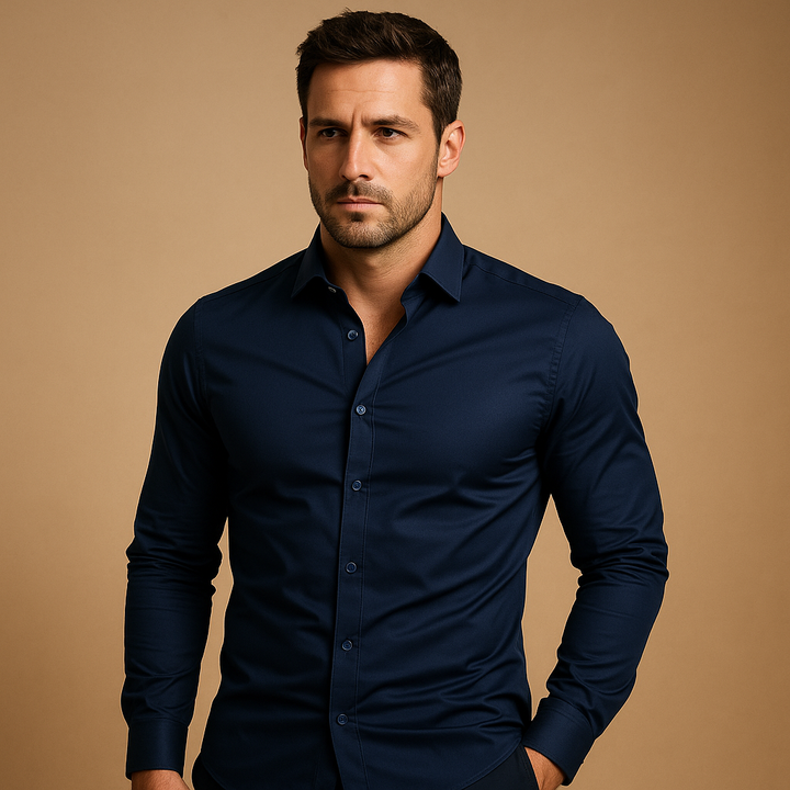Herren-Fit-Shirt mit Reverskragen - Hemden – Arvello