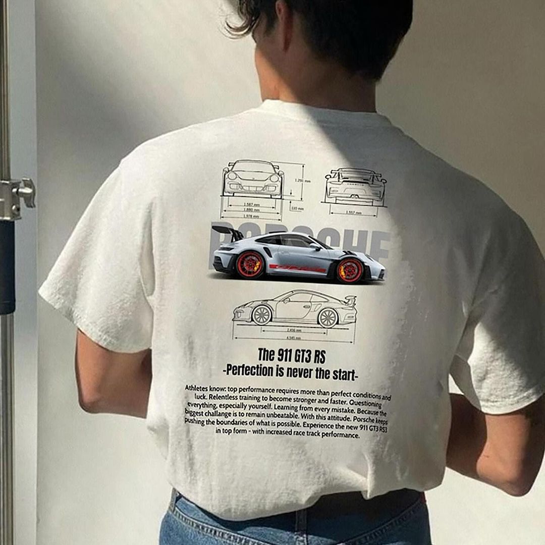 Echoarchiv | Klassisches 911 GT3RS-T-Shirt in Übergröße
