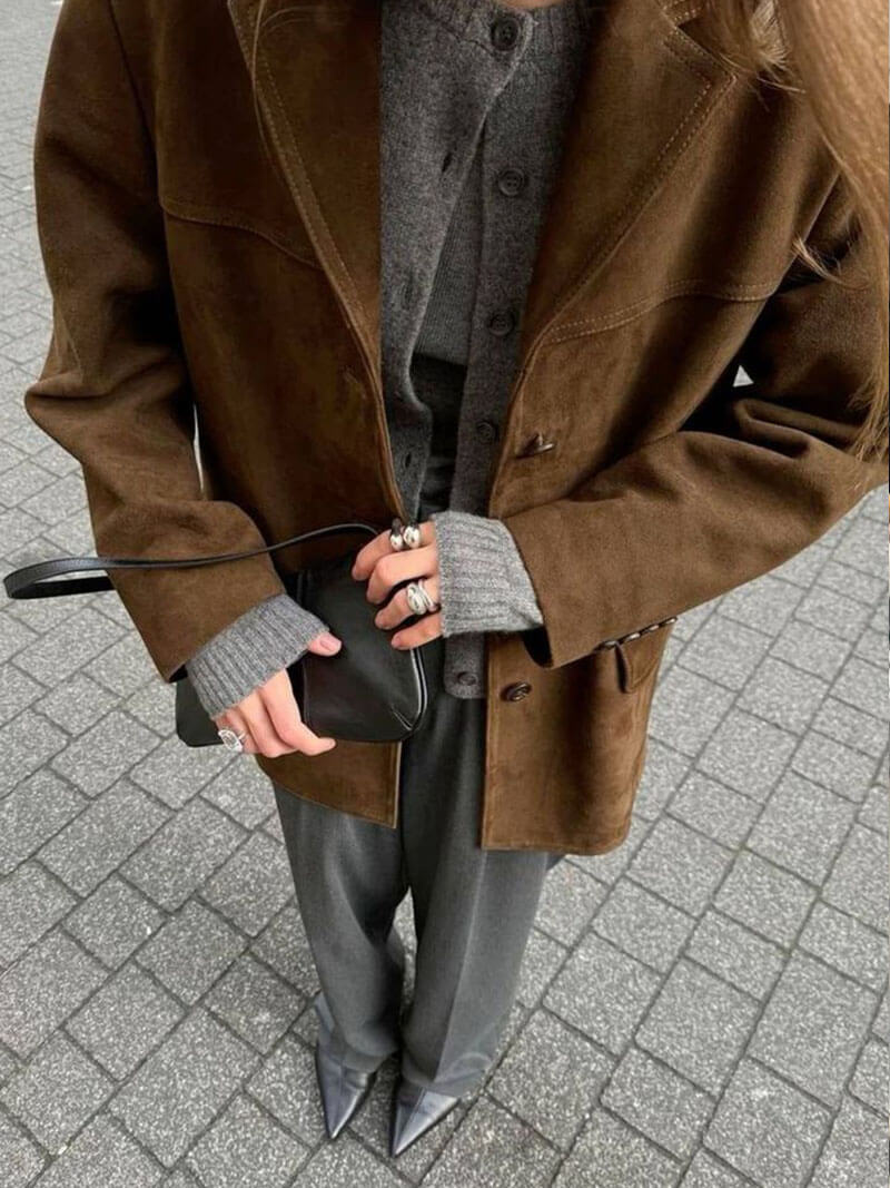 Echoarchiv | Elegante Wildlederjacke