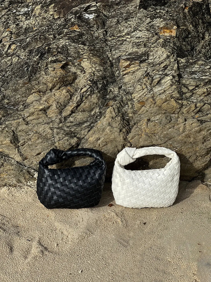 Elegante Gitterstruktur-Handtasche