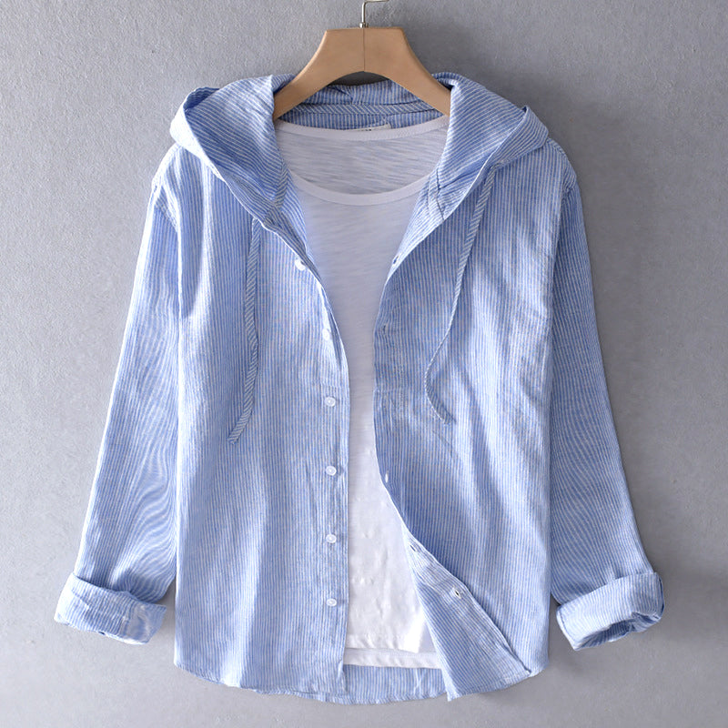 Echoarchiv | Damen Luftige Weiche Bluse mit Kapuze Taschen