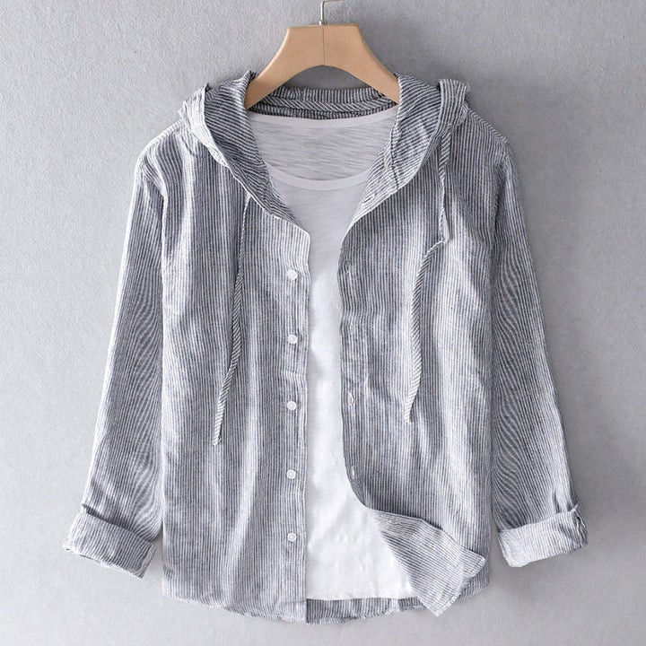 Echoarchiv | Damen Luftige Weiche Bluse mit Kapuze Taschen