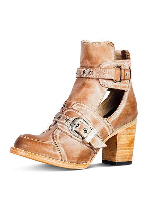 Echoarchiv | Rustikales Stiefelette mit Blockabsatz