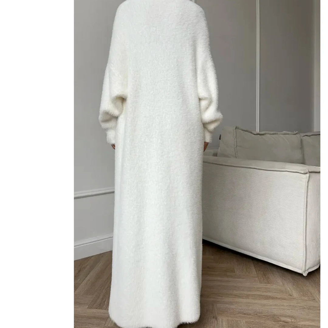 Echoarchiv | Damen Lange Strickjacke mit Lockere Passform