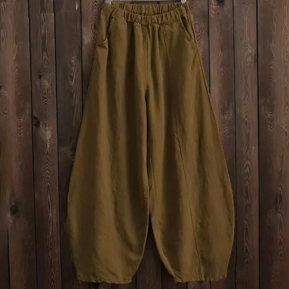 Echoarchiv | Baumwoll-Leinen-Hose