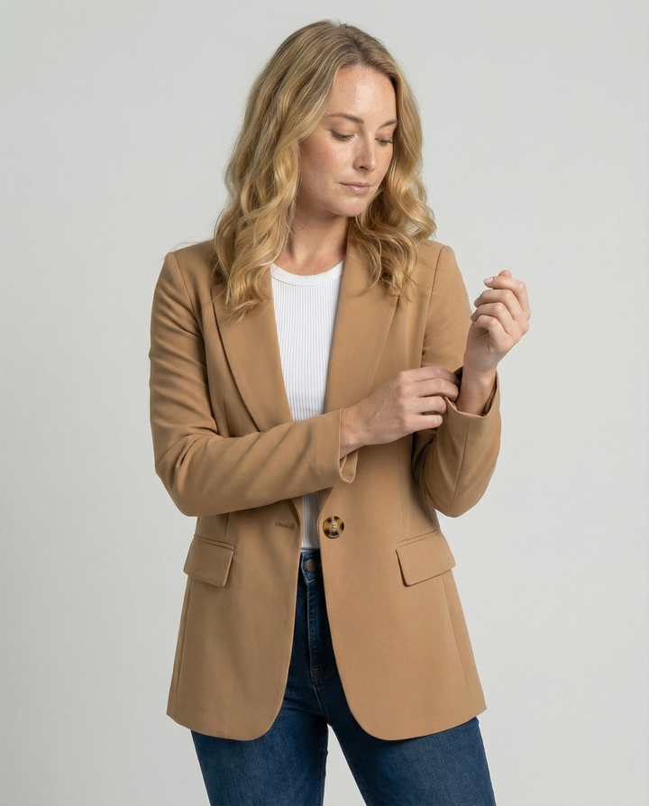 Damen Eleganter Blazer mit Perfekter Passform & Vielseitigem Stil | Echoarchiv