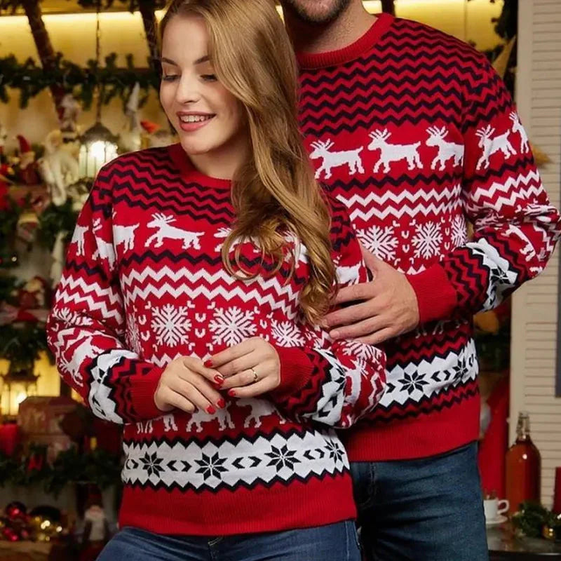 Echoarchiv | Weihnachts Pullover - Unisex Winter Pullover für Paare